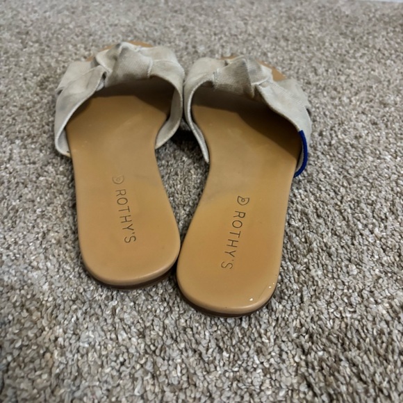 Rothy’s The Knot Cream Sandals Women’s Size 8.5 - Picture 5 of 7